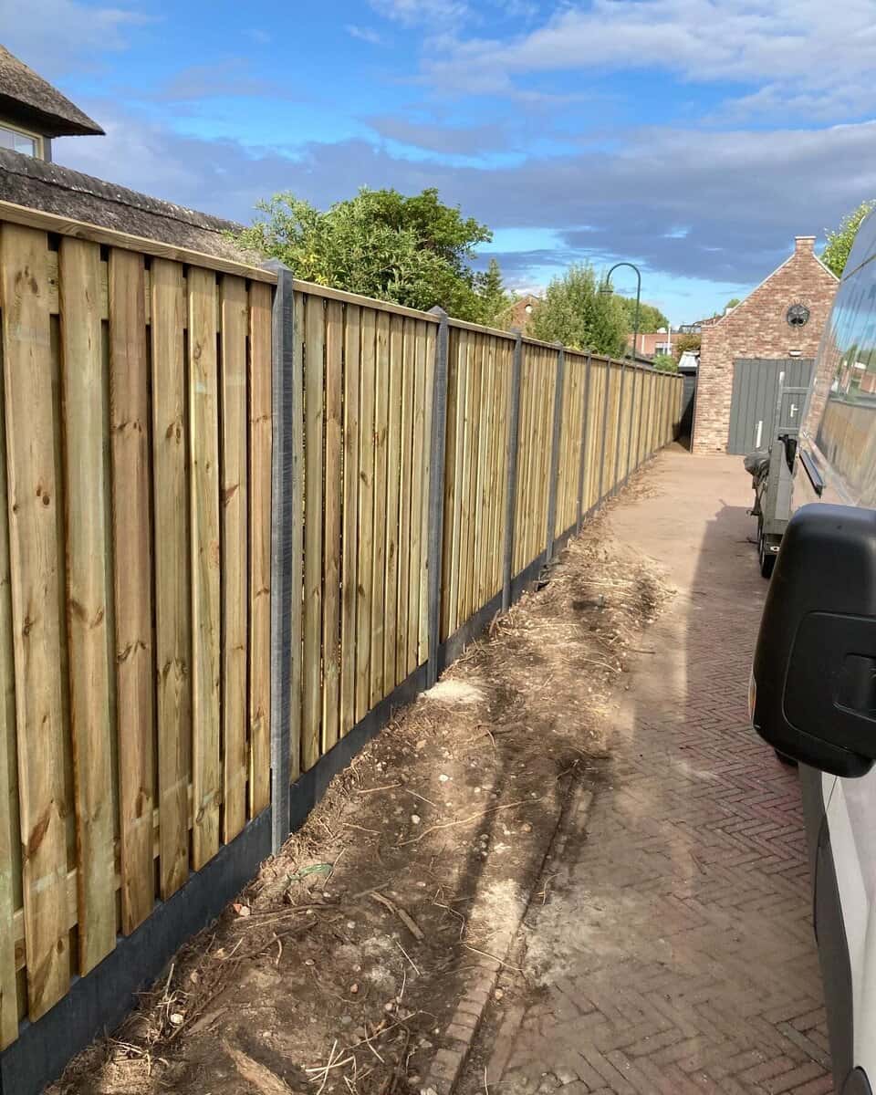 Schutting project Van Pelt Tuinaanleg